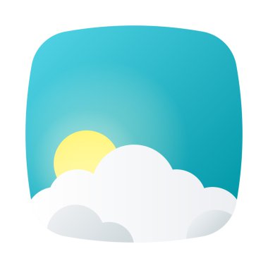 bulutlu hava simgesi