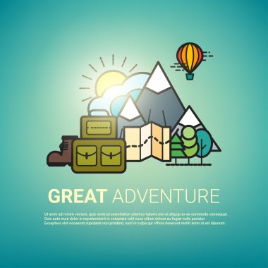 renkli seyahat rozeti