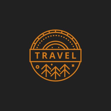 seyahat logo yuvarlak