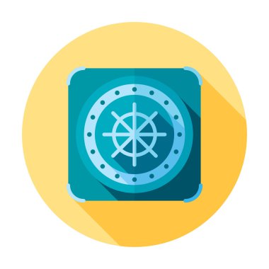 uzun gölge simgesi ile güvenli