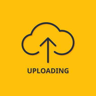 bulut upload simgesini