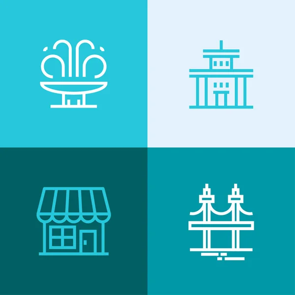 Şehir öğeleri logolar