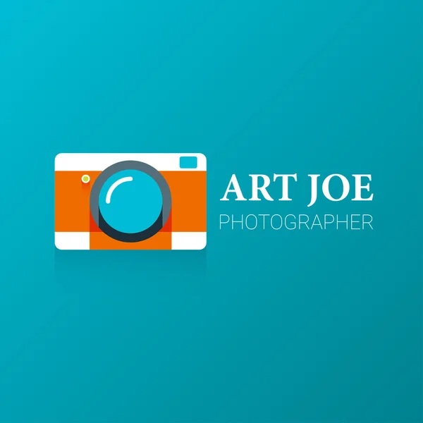 Σύγχρονη λογότυπο φωτογραφικών μηχανών — Διανυσματικό Αρχείο