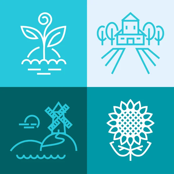 çiftlik, yel değirmeni ve ayçiçeği