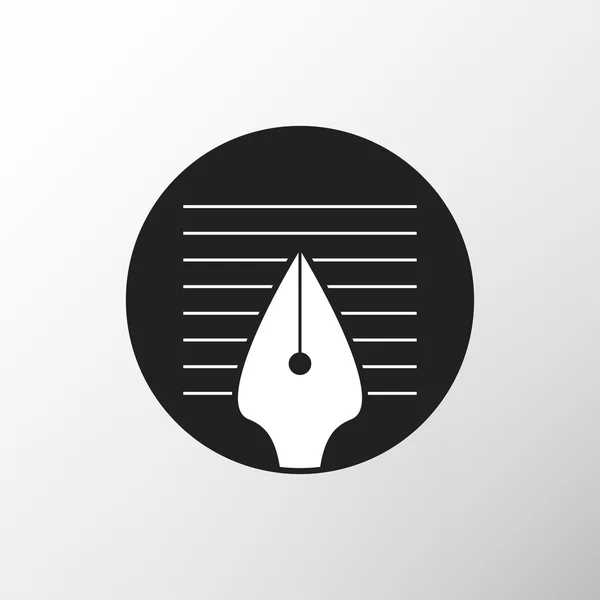 Stylo plume icône — Image vectorielle