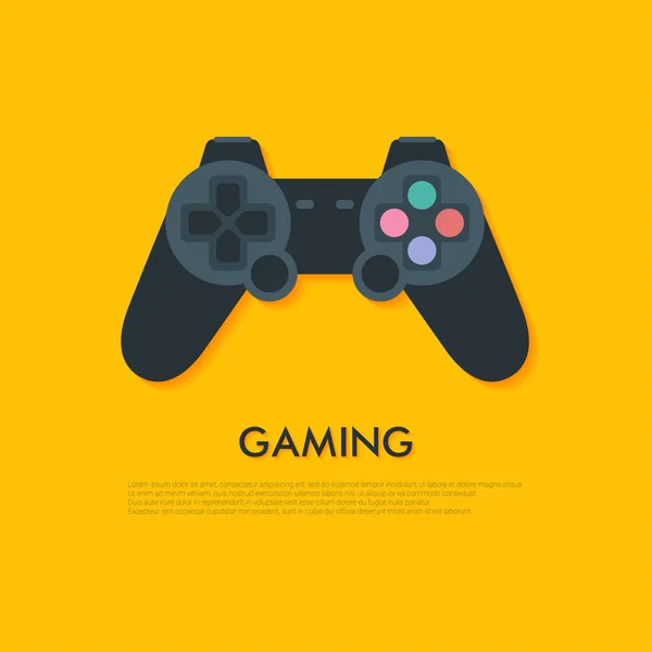 Kleurrijke joystick pictogram — Stockvector