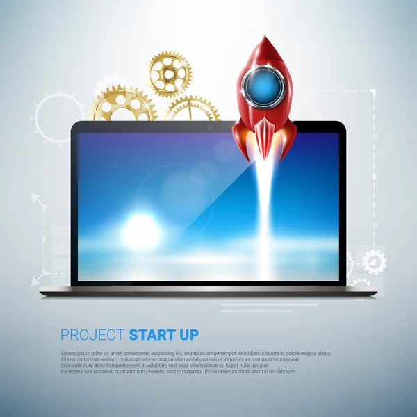 Roket fırlatma--dan laptop