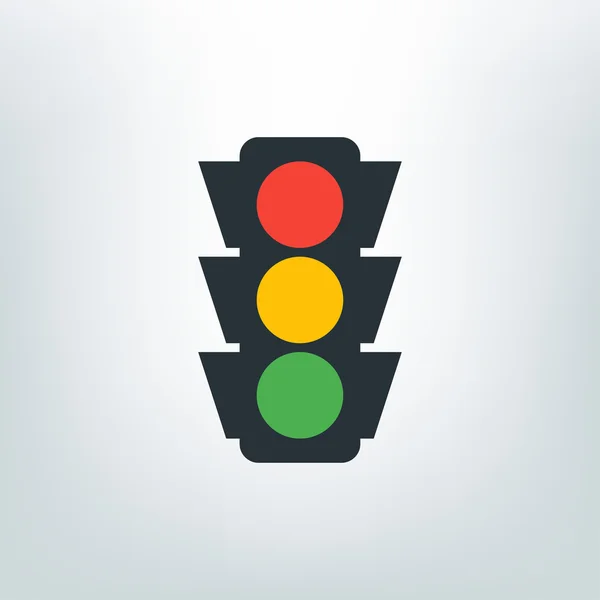 Colorful traffic lights — Stock Vector