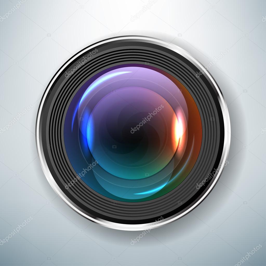 Realistic camera lens