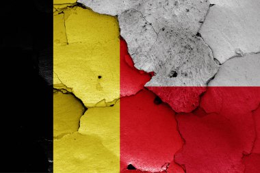 Belçika ve Polonya bayrakları