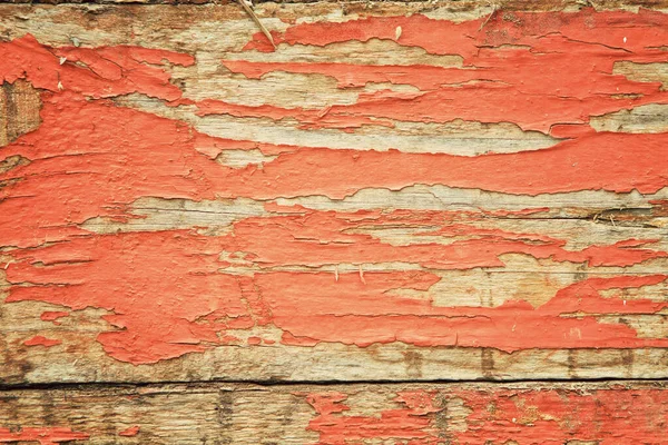风吹日晒的橙色木制背景 — 图库照片