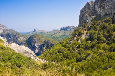 Cap de formentor, yüksek hava Deniz Manzaralı Mallorca, Balear Adaları