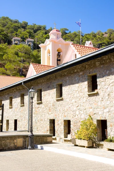 Святой, Королевский и ставропигиальный монастырь Киккос. Монастырь был основан в конце XI века византийским императором Алексием I Комнином. — стоковое фото