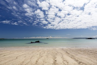 Beach adanın Herm, İngiltere