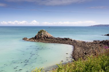 Herm Adası, İngiltere'de plajlar hiking