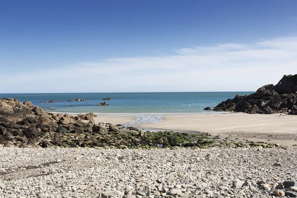 Zuid-kust van Guernsey eiland, Verenigd Koninkrijk, Europa — Stockfoto