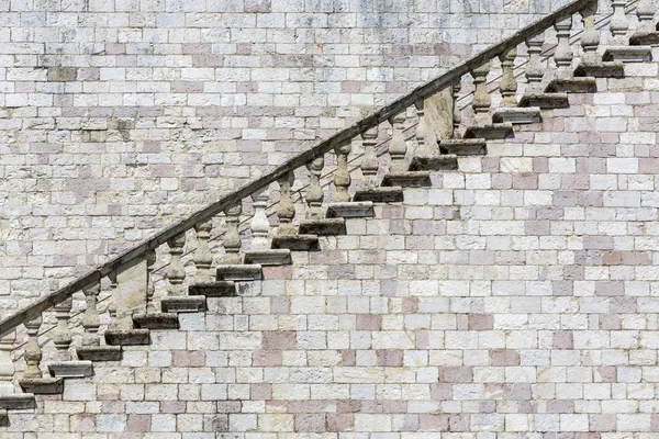 Escadaria histórica na Itália — Fotografia de Stock