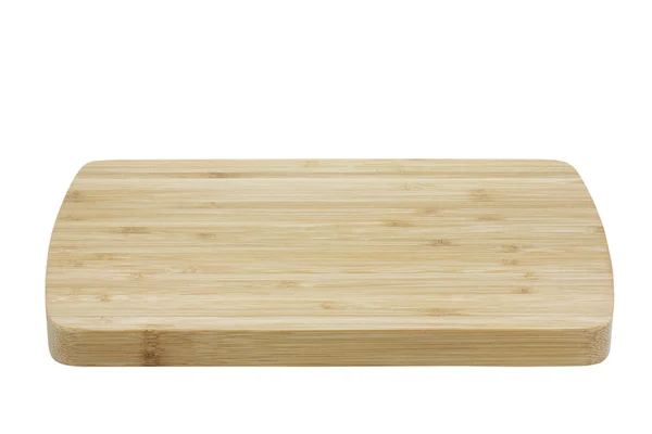 Tabla de cortar de madera, aislada en blanco — Foto de Stock