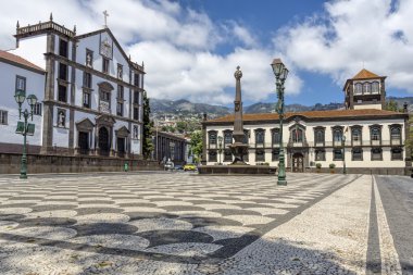 Funchal, Madeira 'daki tarihi belediye binası.