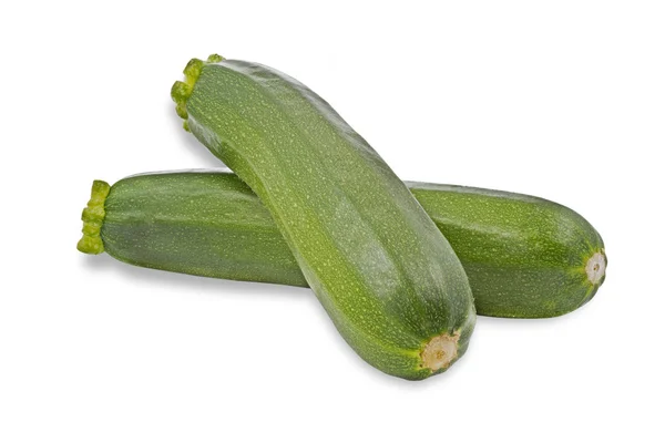 Mogen zucchini på vit bakgrund — Stockfoto