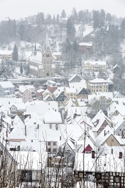 La città di Kulmbach in Franconia, Germania — Foto Stock