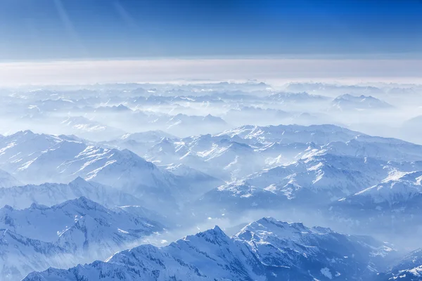 Los alpes bavarianos vistos desde arriba — Foto de Stock