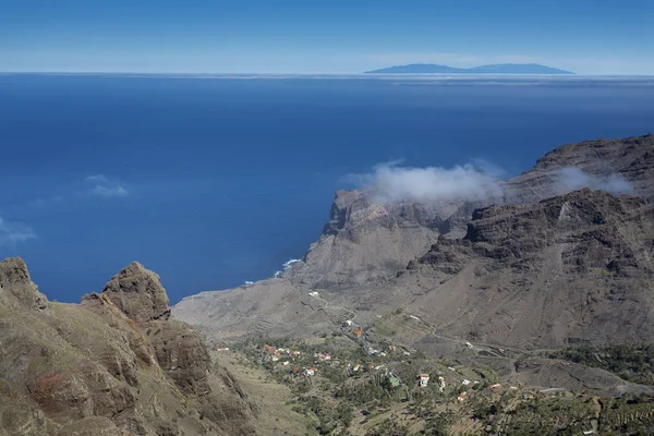 La Gomera Adası, İspanya, Avrupa konusunda küçük bir köy — Stok fotoğraf