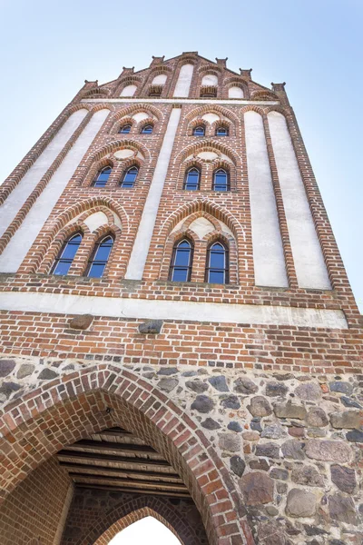 Porta storica della città di Templin, Germania dell'Est — Foto Stock