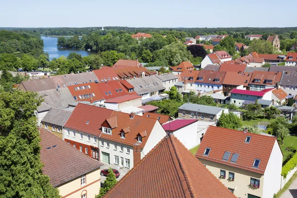 La vieille ville historique de Templin, Allemagne de l'Est — Photo