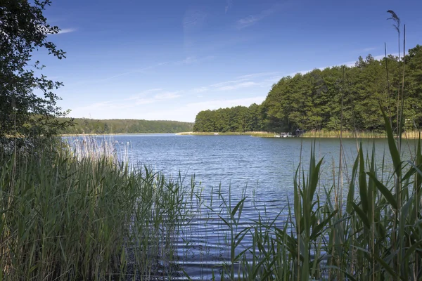 東ドイツ、Uckermark での湖水浴場 — ストック写真