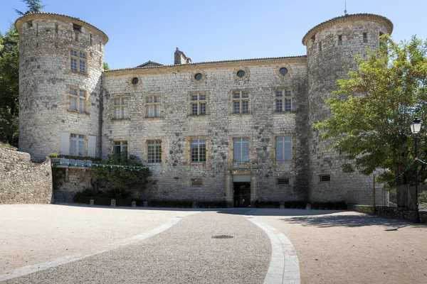 Średniowieczny zamek w miejscowości Vogue, Francja — Zdjęcie stockowe