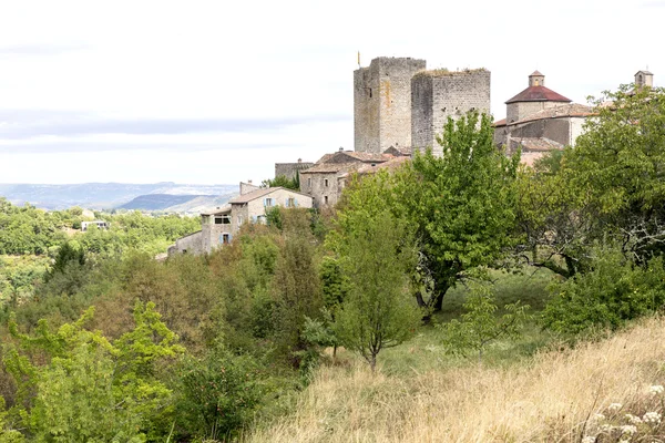 Die mittelalterliche stadt montreal in frankreich, europa — Stockfoto