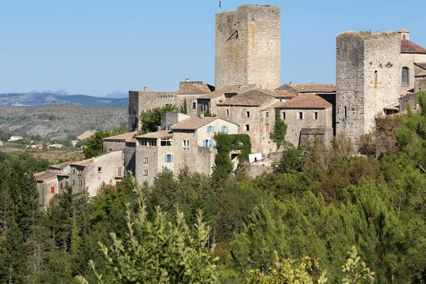 La città medievale di Montreal in Francia, Europa — Foto Stock