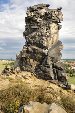 Kaya oluşumu, Şeytan'ın duvar, Weddersleben, Almanya