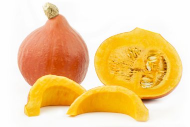 Beyaz arkaplanda kabak izole