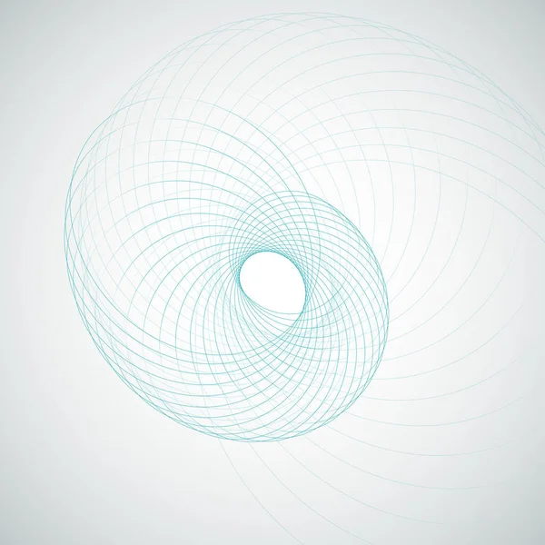 Illustration vectorielle élément spirale — Image vectorielle
