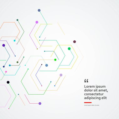 Soyut ağ tasarımı. Dijital teknoloji geçmişi. Yaratıcı vektör çizimi. Bağlantı yapısı