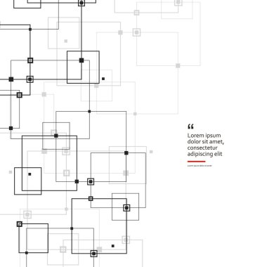 Çizgiler ve noktalarla dijital geometrik soyutlama