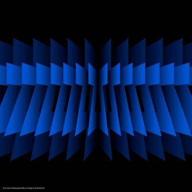 Siyah arka planda bir resim. Vektör sanatı