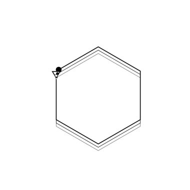 Vektör altıgen deseni. İnternet bağlantısı ağı yüksek dijital teknoloji. Geometrik doku arka planı. Soyut duvar kağıdı