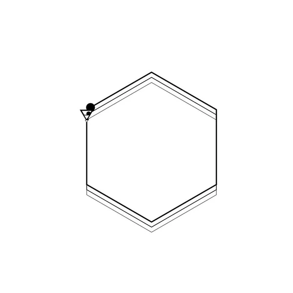 Padrão de hexágonos vetoriais. Rede de conexão à Internet alta tecnologia digital. Fundo de textura geométrica. Papel de parede abstrato — Vetor de Stock