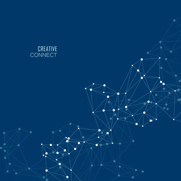 Vektör bağlantısı soyut tasarım geleceksel arkaplan
