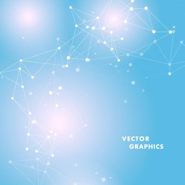 Beyaz çizgiler birleşiyor. Soyut fütürist ağ. Vektör illüstrasyonu