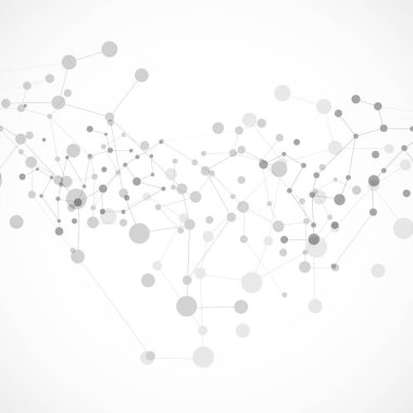 Vektör bağlantısı ve ağ illüstrasyonu