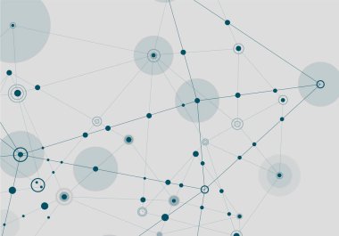 Web pazarlama tasarımı için modern bağlantı. Grafik tasarım elementi. Dijital bilim teknolojisi konsepti. Vektör soyut arkaplanı. İş tasarımı
