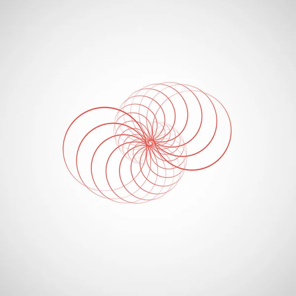 Icono espiral moderno, gran diseño para cualquier propósito. Elementos vectoriales con movimiento espiral — Vector de stock