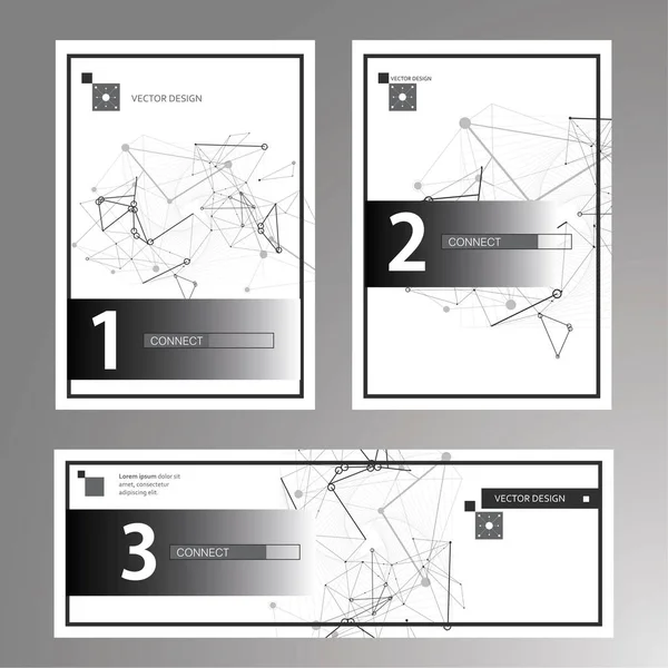 Diseño de volante moderno para el diseño de banners. Cartel moderno, pancarta, folleto, volante, portada. Plantilla página web. Tecnología de Internet. Concepto de tecnología empresarial. Web, gráfico, banner — Archivo Imágenes Vectoriales