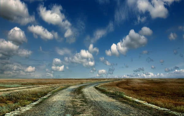 Estrada para o céu — Fotografia de Stock