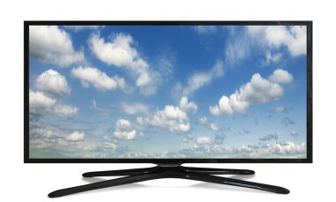4k monitörü beyazda izole edildi
