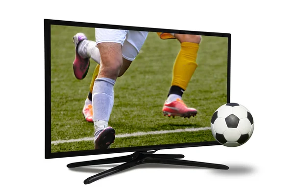 4k monitor watching smart tv Stock Photo by ©Krivosheevv 193386114